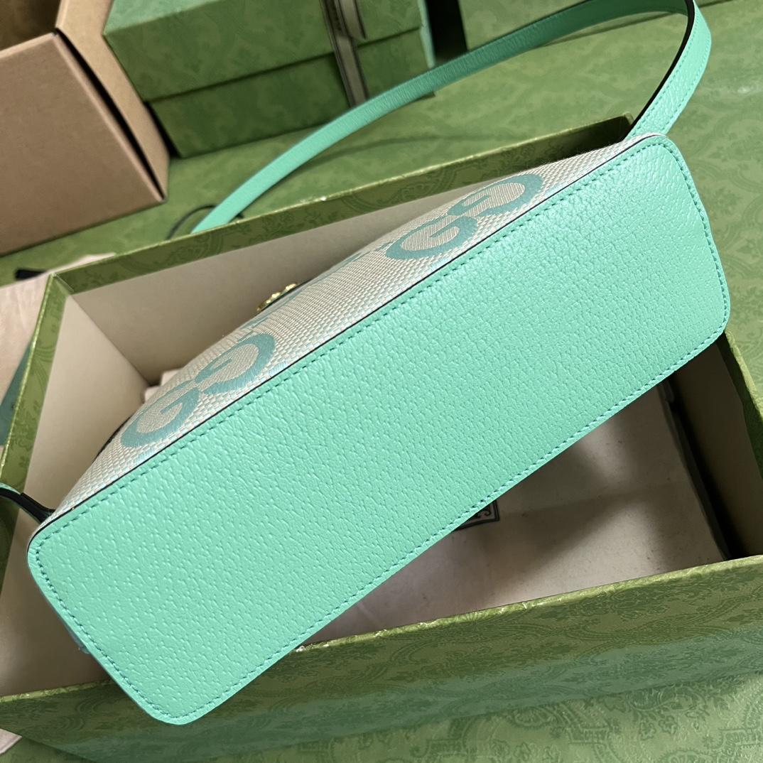 Gucci Ophidia Jumbo GG Small Shoulder Bag(23.5-19-8cm) - FashionPlug