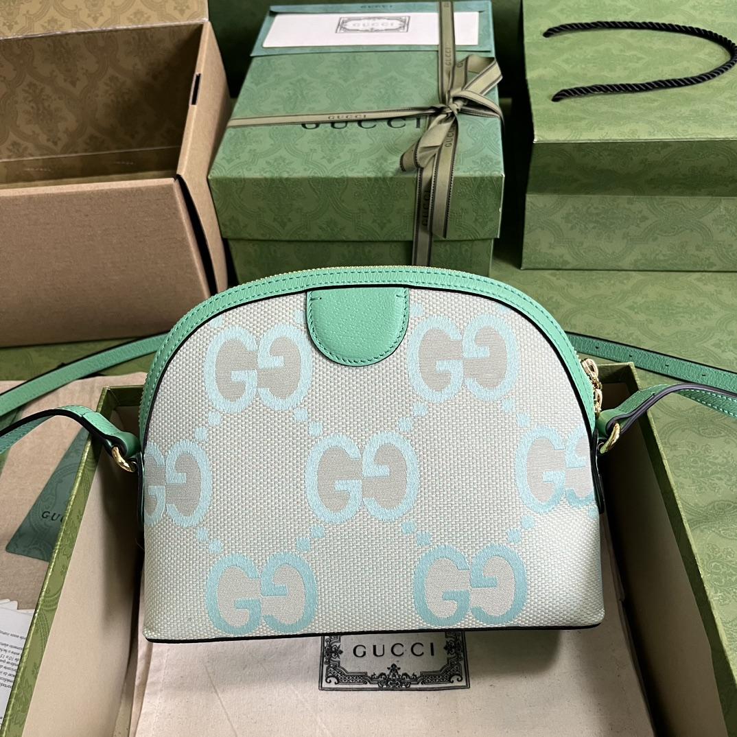Gucci Ophidia Jumbo GG Small Shoulder Bag(23.5-19-8cm) - FashionPlug
