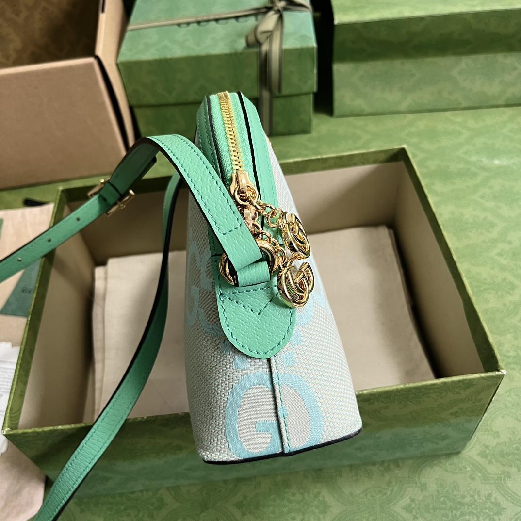 Gucci Ophidia Jumbo GG Small Shoulder Bag(23.5-19-8cm) - FashionPlug