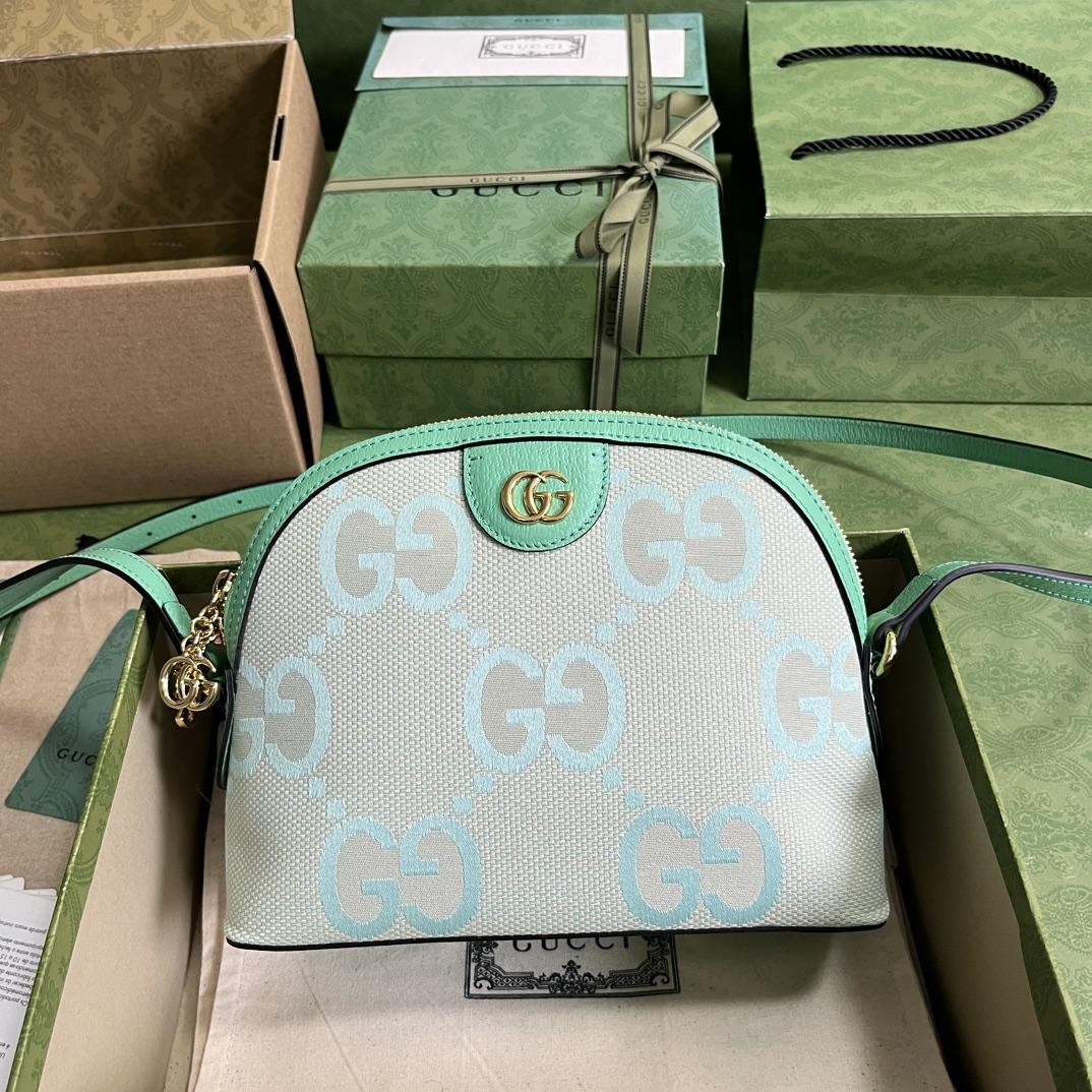 Gucci Ophidia Jumbo GG Small Shoulder Bag(23.5-19-8cm) - FashionPlug