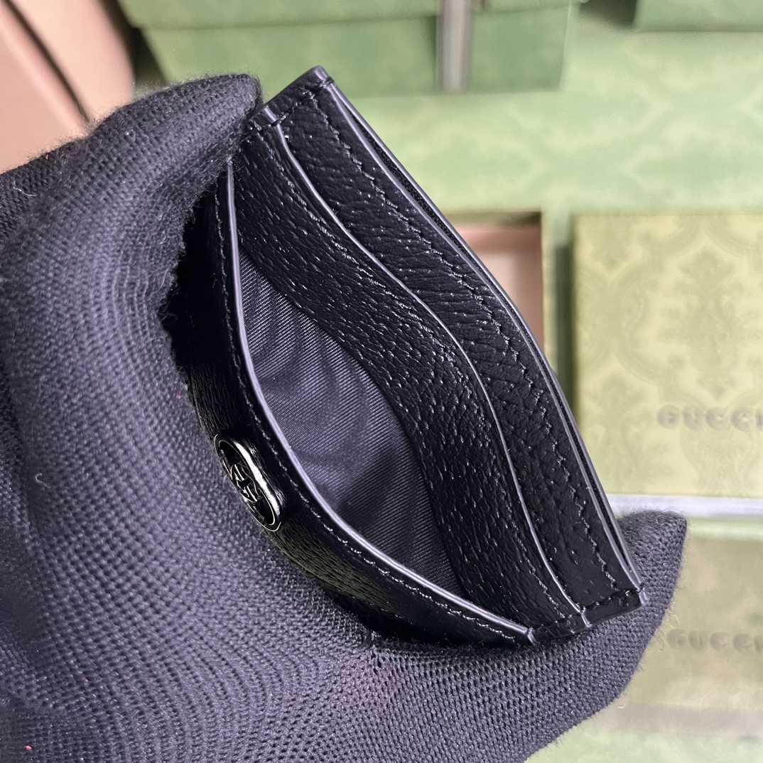 Gucci Card Case With Interlocking G(10-7cm)    - FashionPlug