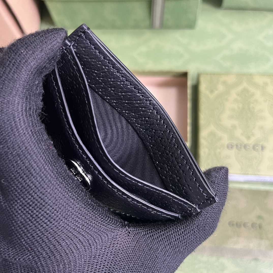Gucci Card Case With Interlocking G(10-7cm)    - FashionPlug