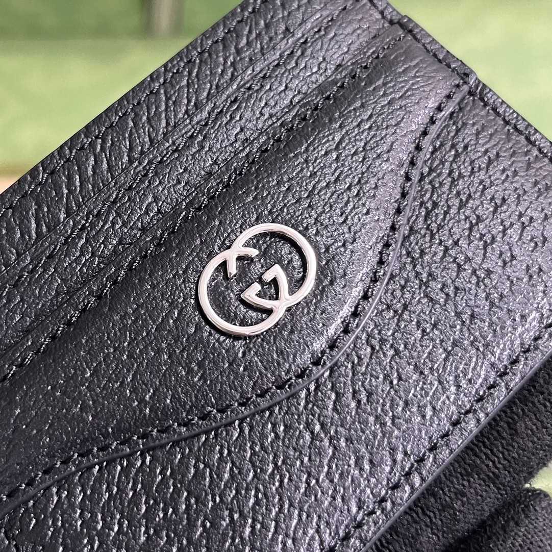Gucci Card Case With Interlocking G(10-7cm)    - FashionPlug
