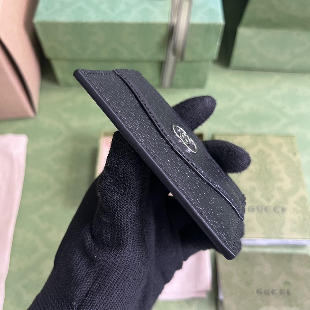 Gucci Card Case With Interlocking G(10-7cm)    - FashionPlug