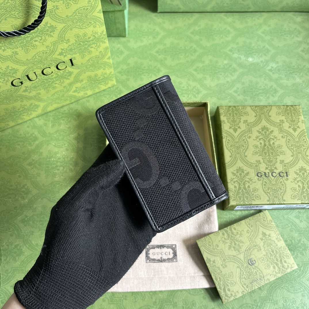 Gucci Jumbo GG Card Case - FashionPlug