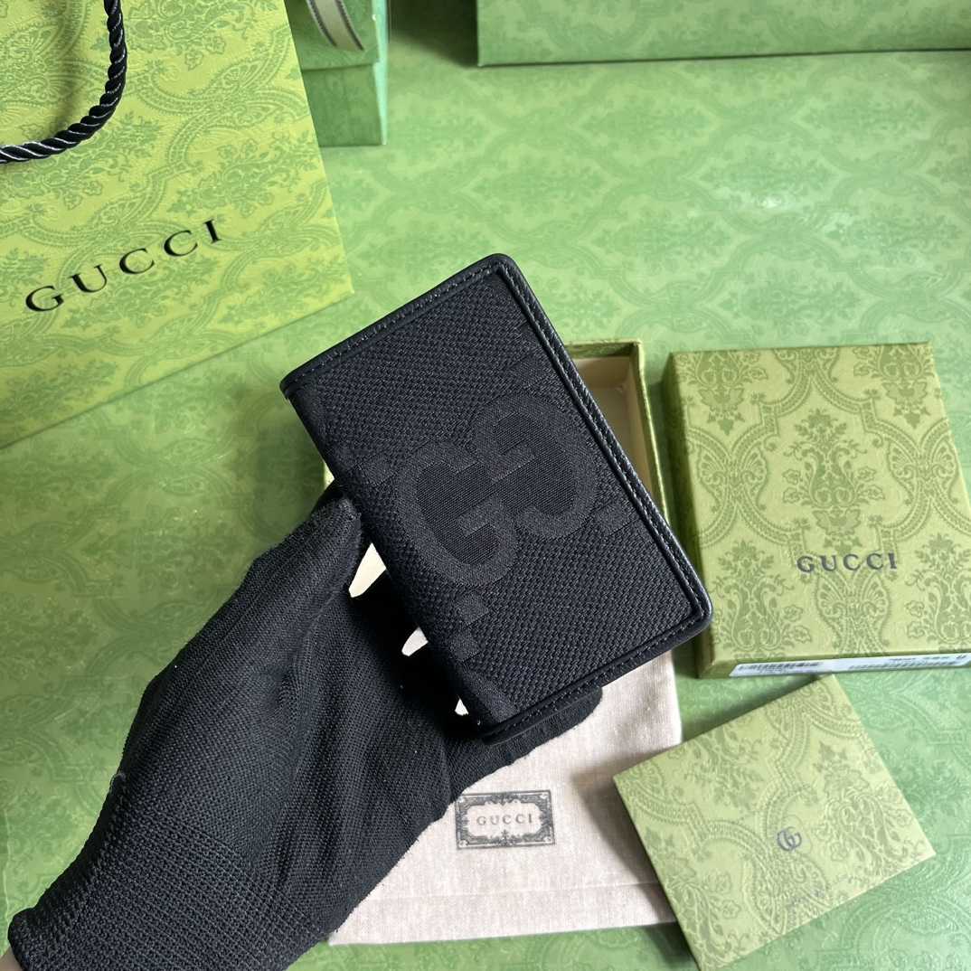 Gucci Jumbo GG Card Case - FashionPlug