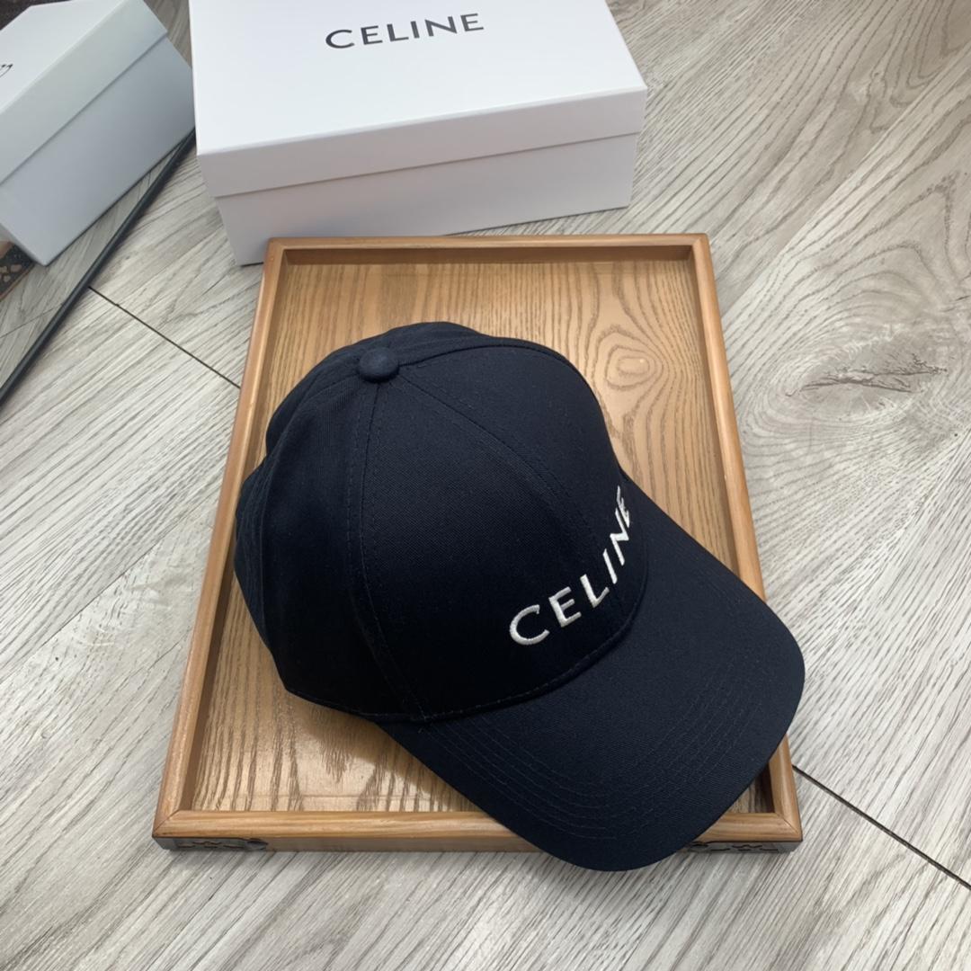 Celine Baseball Cap In Cotton - FashionPlug