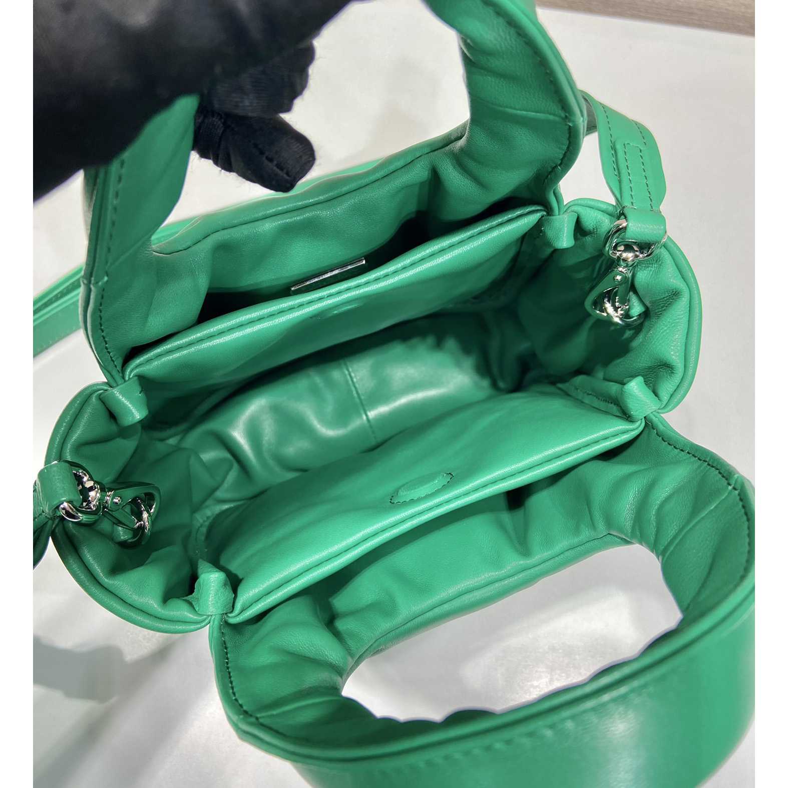 Prada Small Padded Prada Soft Nappa-Leather Bag - FashionPlug