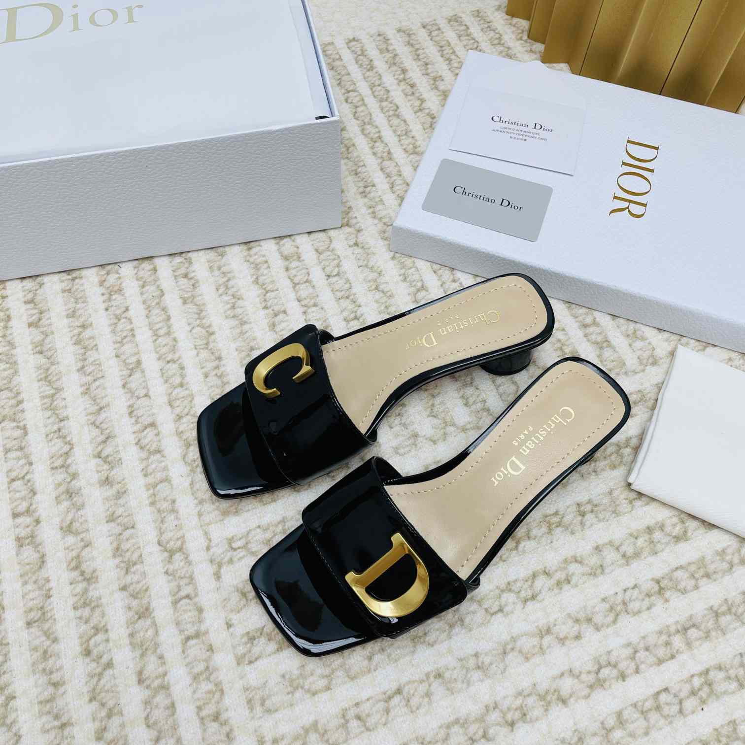 Dior C'est Dior Heeled Slide - FashionPlug