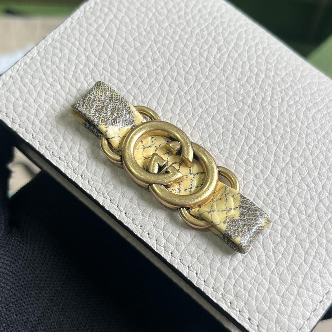 Gucci Wallet With Interlocking G Python Bow - FashionPlug