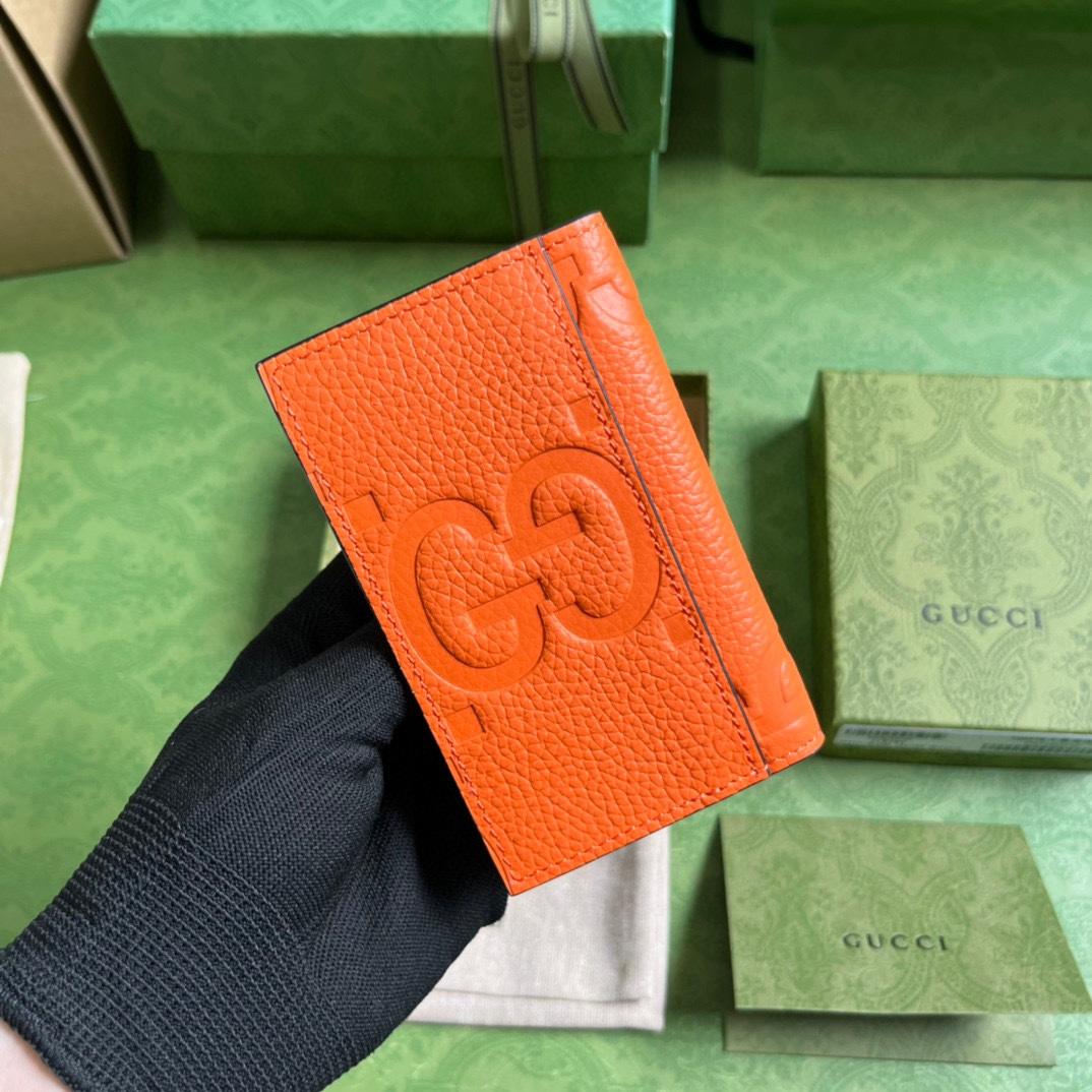 Gucci Jumbo GG Card Case - FashionPlug