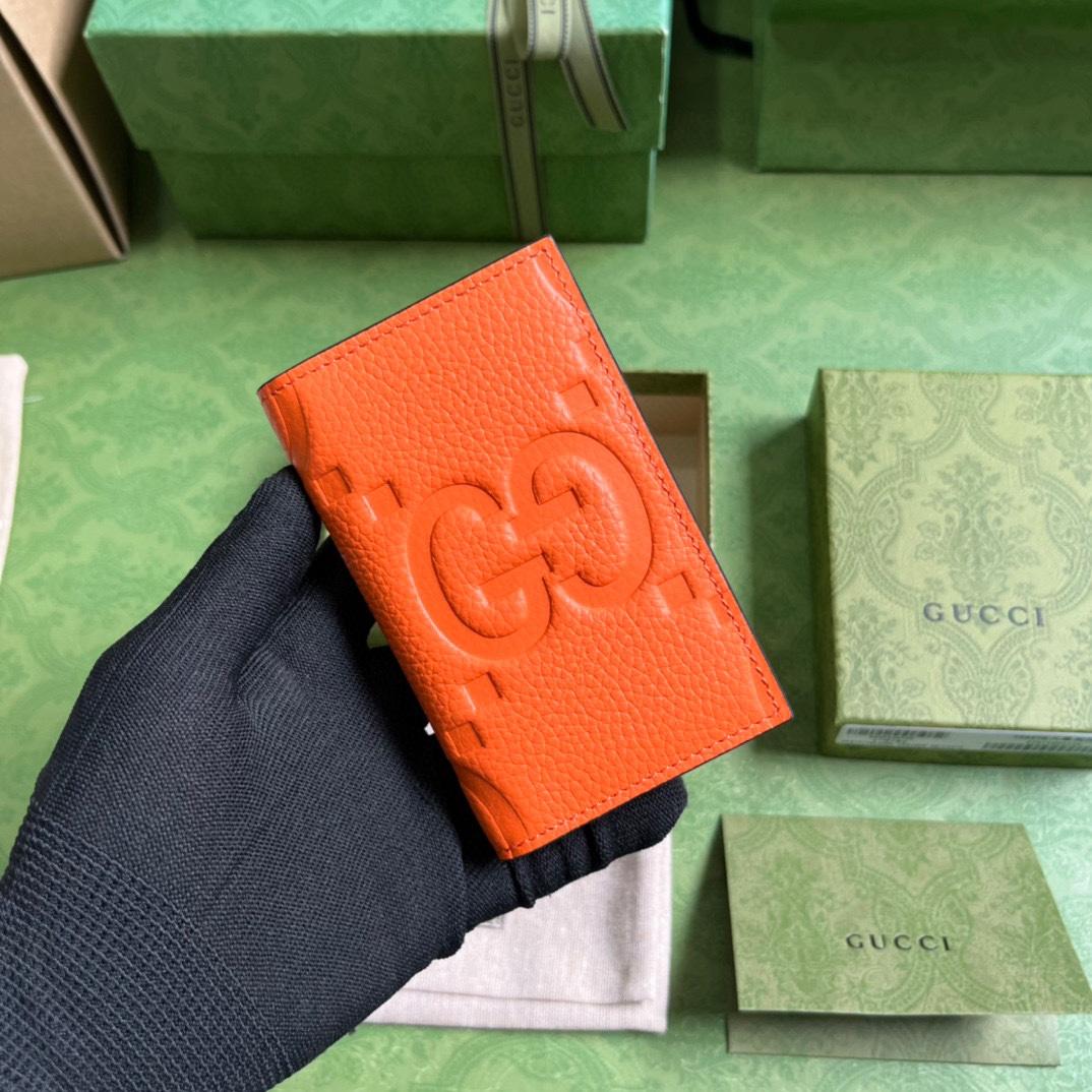 Gucci Jumbo GG Card Case - FashionPlug