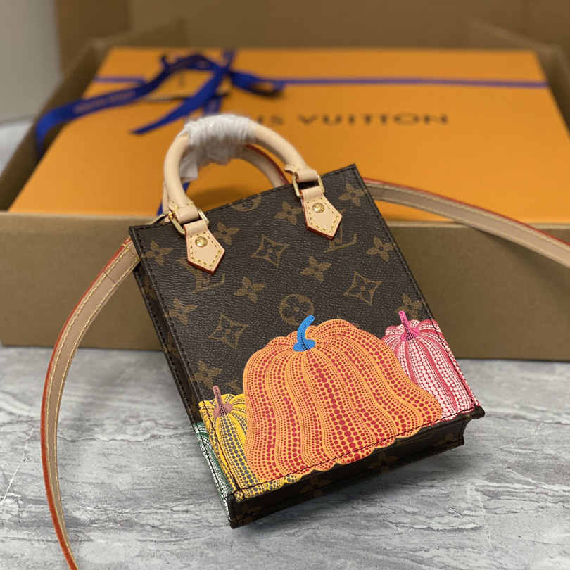 Louis Vuitton LV x YK Petit Sac Plat (14 x 17 x 5 cm)  M82112 - FashionPlug
