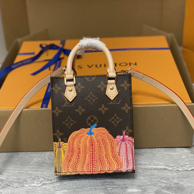 Louis Vuitton LV x YK Petit Sac Plat (14 x 17 x 5 cm)  M82112 - FashionPlug