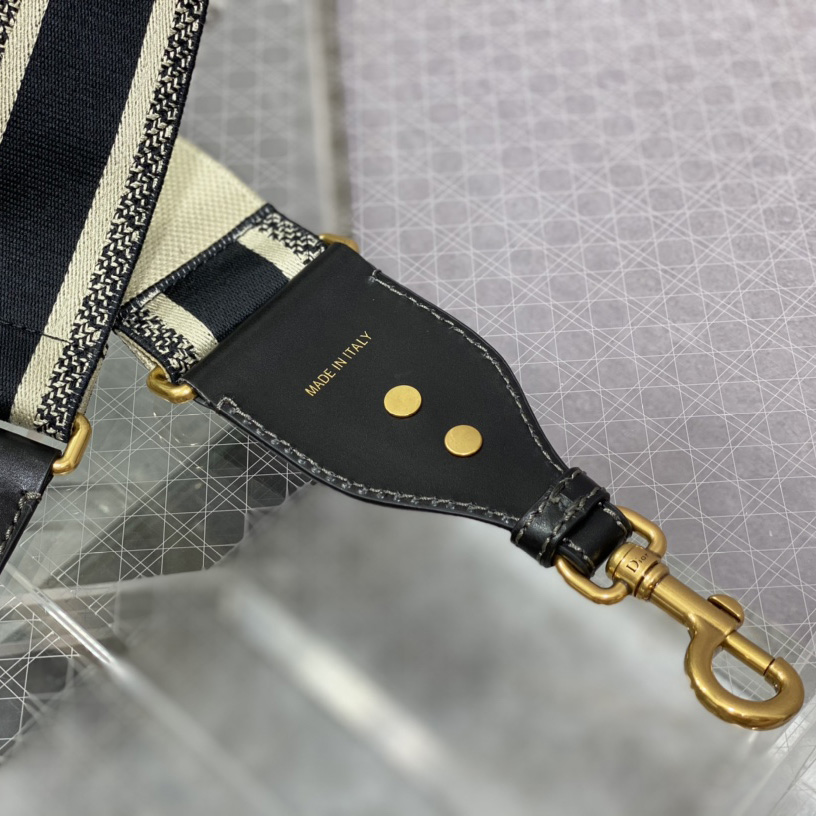 Dior Leather Long Shoulder Straps Belt - FashionPlug