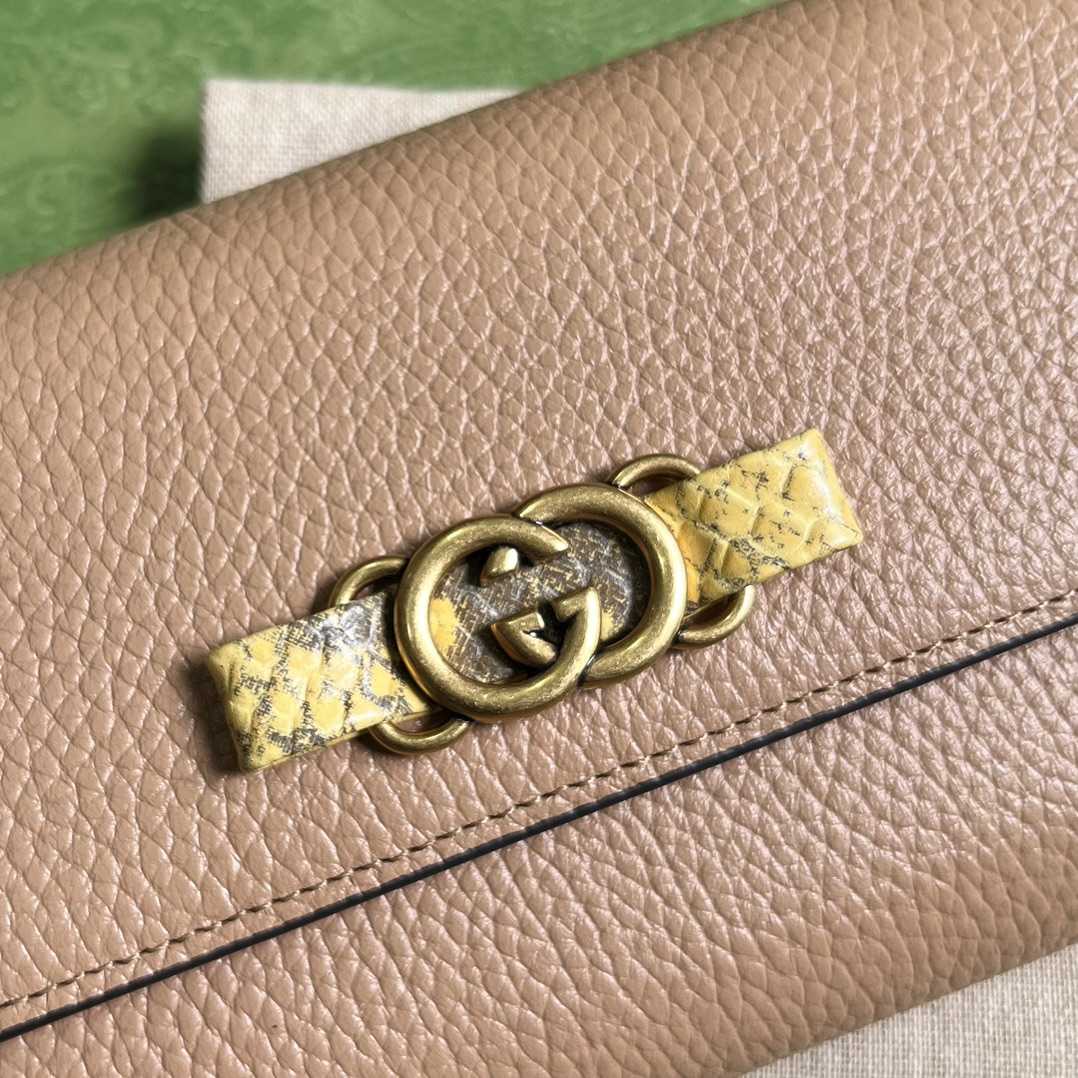 Gucci Chain Wallet With Interlocking G Python Bow(19-10-4cm) - FashionPlug