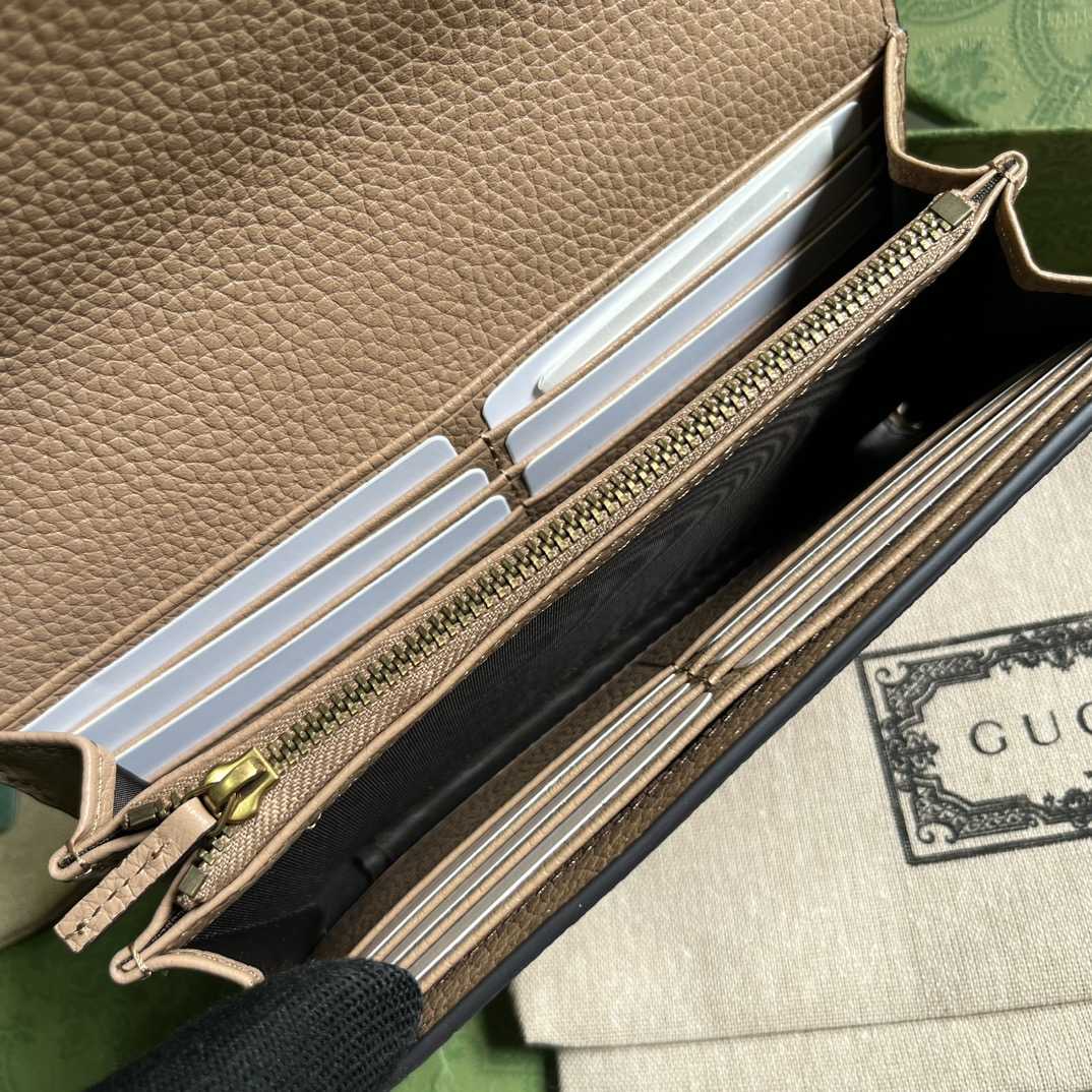 Gucci Chain Wallet With Interlocking G Python Bow(19-10-4cm) - FashionPlug