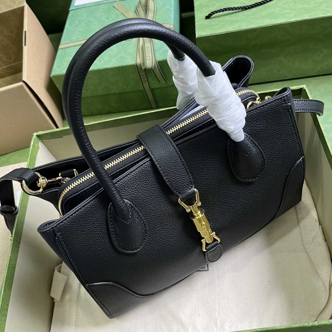 Gucci Jackie 1961 Small Natural Grain Tote(30-23-12cm) - FashionPlug