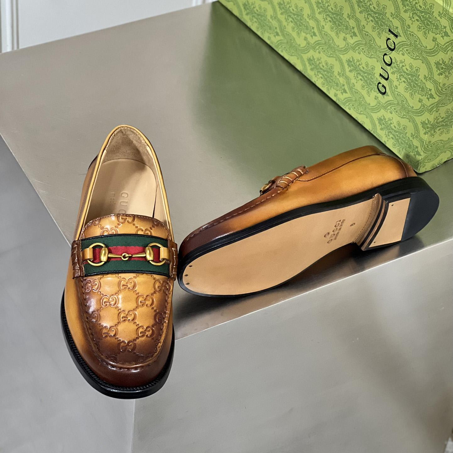 Gucci Men's Loafer With Horsebit - FashionPlug
