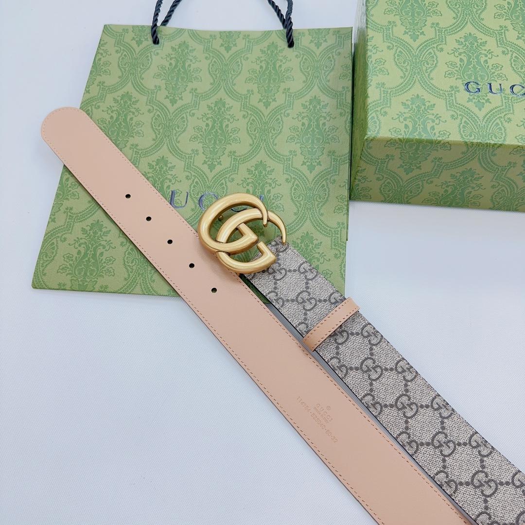 Gucci GG Marmont Reversible Belt - FashionPlug