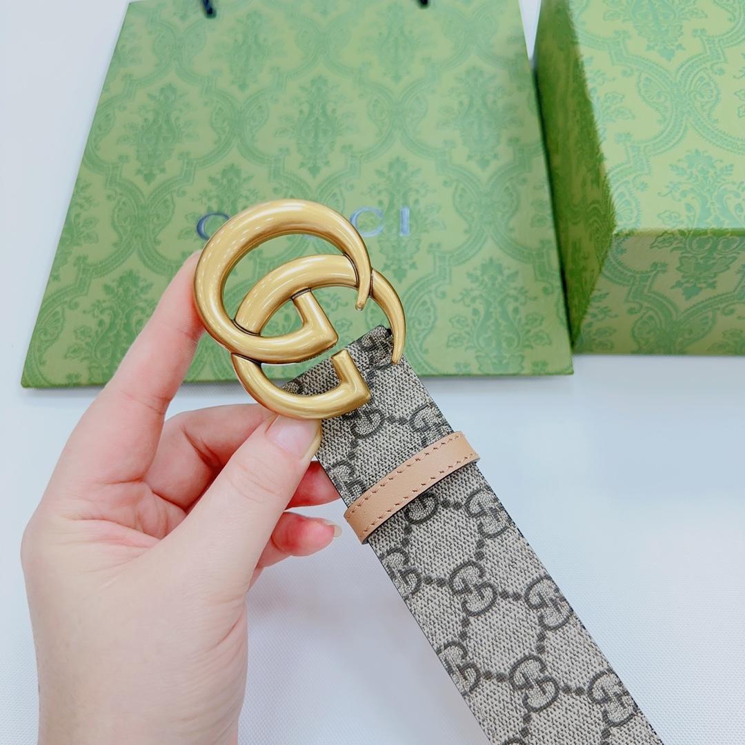 Gucci GG Marmont Reversible Belt - FashionPlug