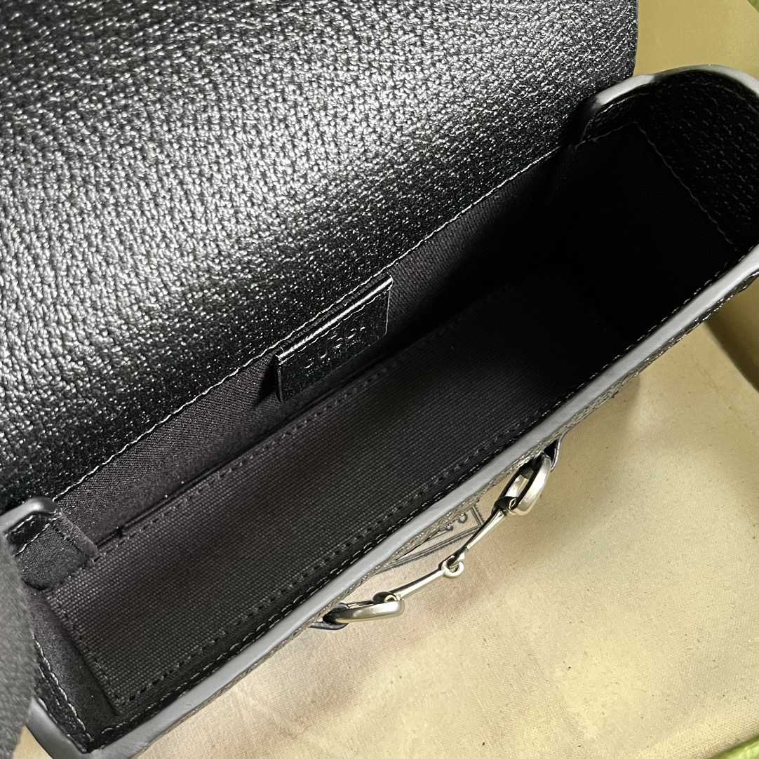 Gucci Horsebit 1955 Jumbo GG Mini Bag(18-12-5cm) - FashionPlug