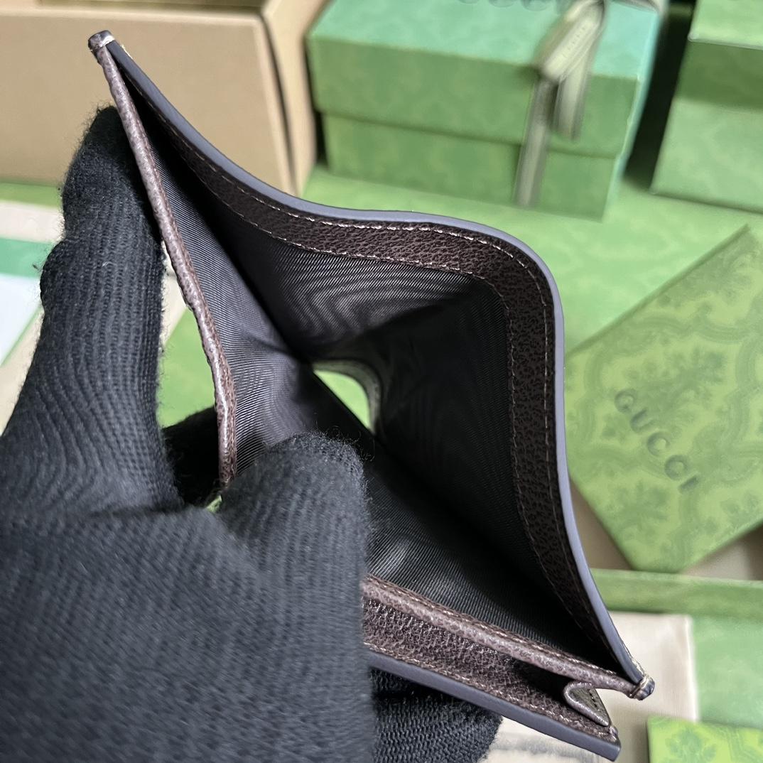 Gucci Card Case Wallet With Double G Strawberry - FashionPlug