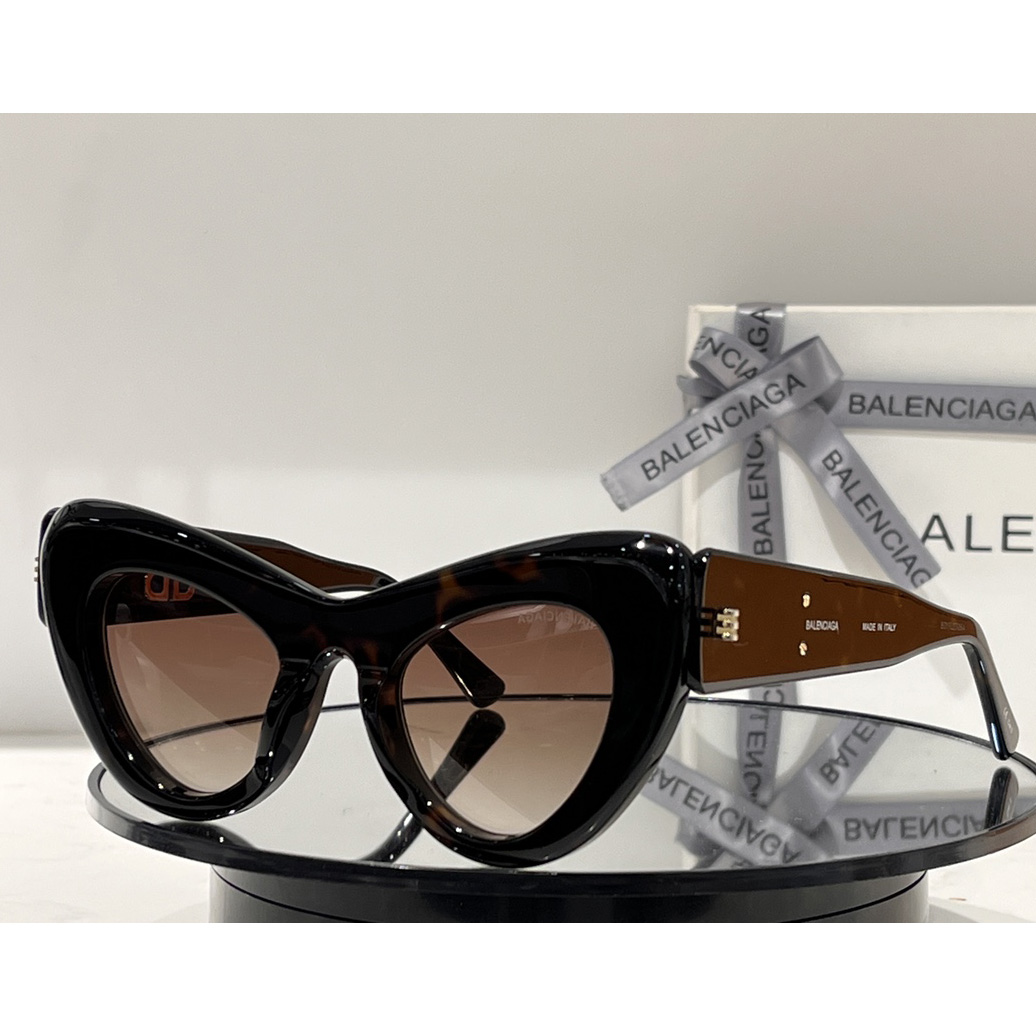 Balenciaga Cat-eye Logo-print Sunglasses    BB0204S - FashionPlug