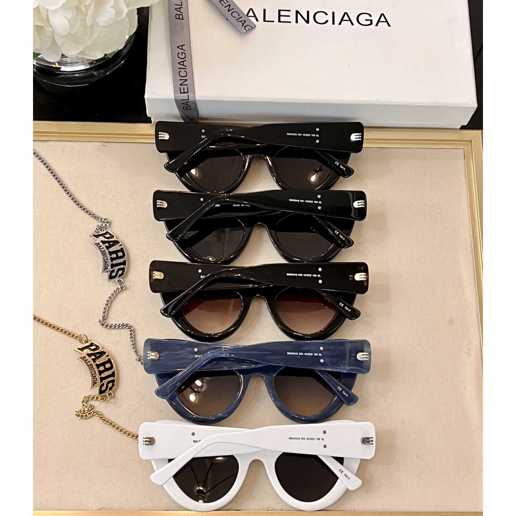 Balenciaga Cat-eye Logo-print Sunglasses    BB0204S - FashionPlug