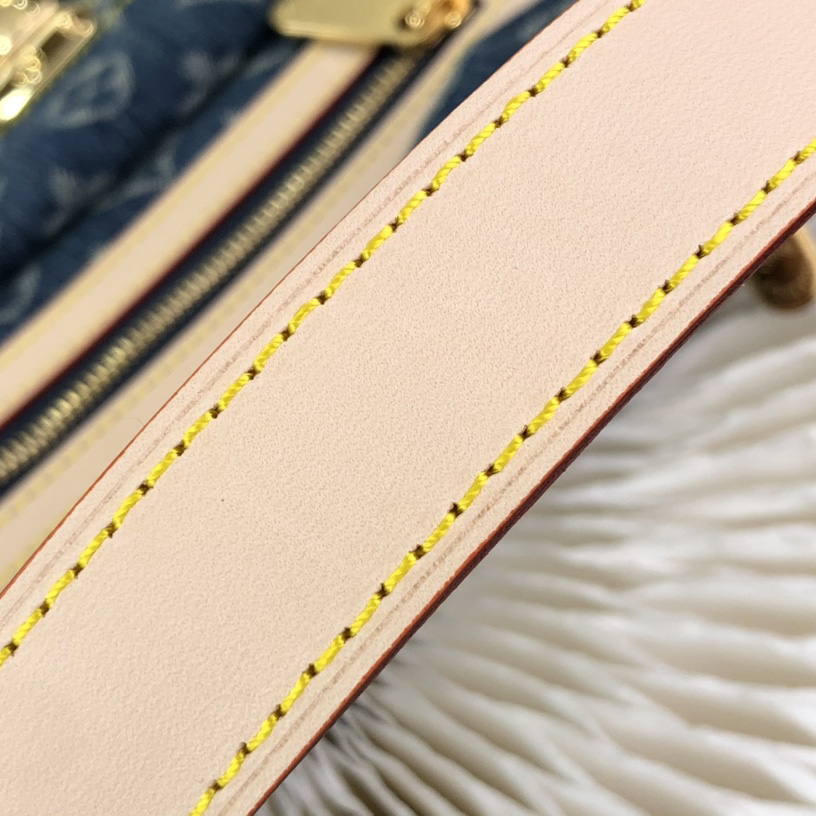 Louis VuittonVanity Monogram Denim Baggy PM Shoulder Bag (30×10×19cm)   M44464 - FashionPlug