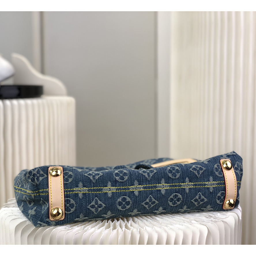 Louis VuittonVanity Monogram Denim Baggy PM Shoulder Bag (30×10×19cm)   M44464 - FashionPlug