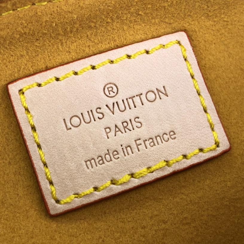 Louis VuittonVanity Monogram Denim Baggy PM Shoulder Bag (30×10×19cm)   M44464 - FashionPlug