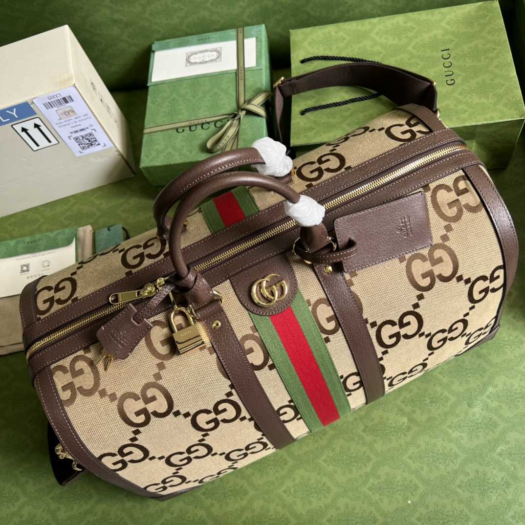 Gucci Jumbo GG Large Duffle Bag(52*30*29cm) - FashionPlug