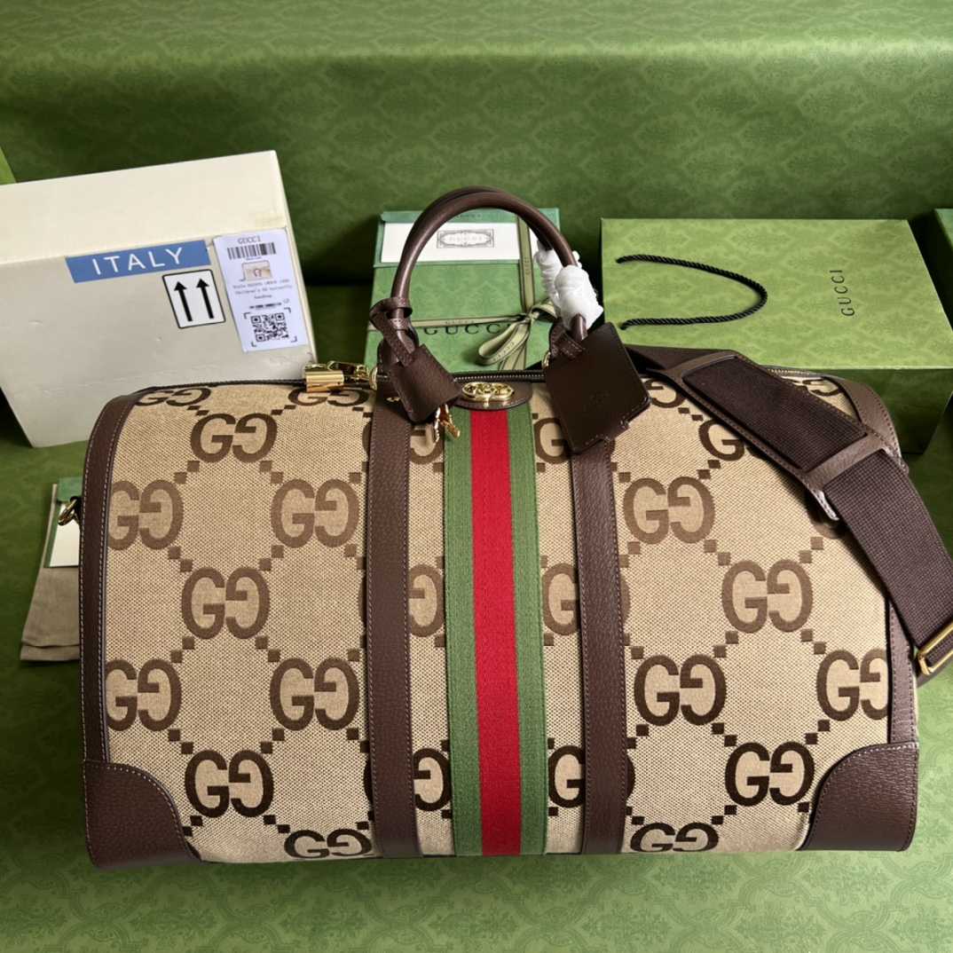 Gucci Jumbo GG Large Duffle Bag(52*30*29cm) - FashionPlug