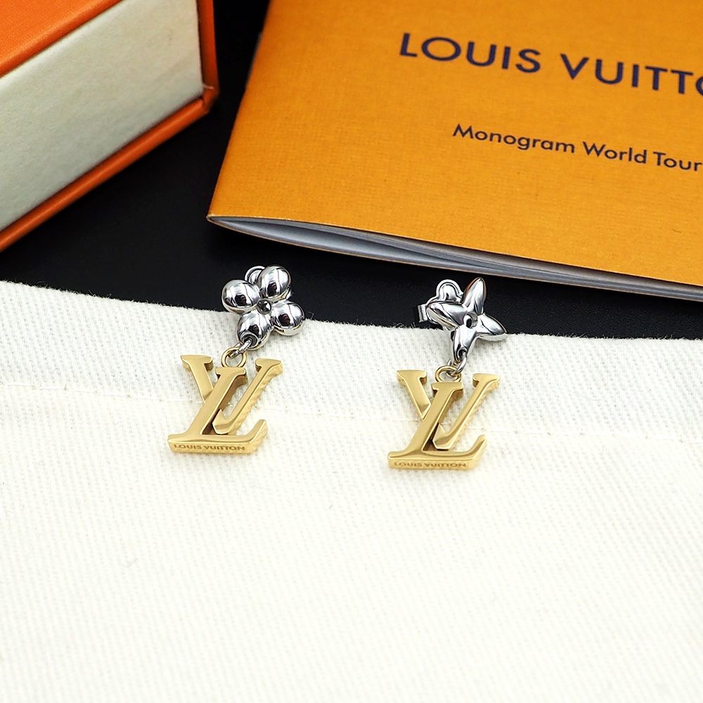 Louis Vuitton LV Iconic Flower Earrings    M01287 - FashionPlug