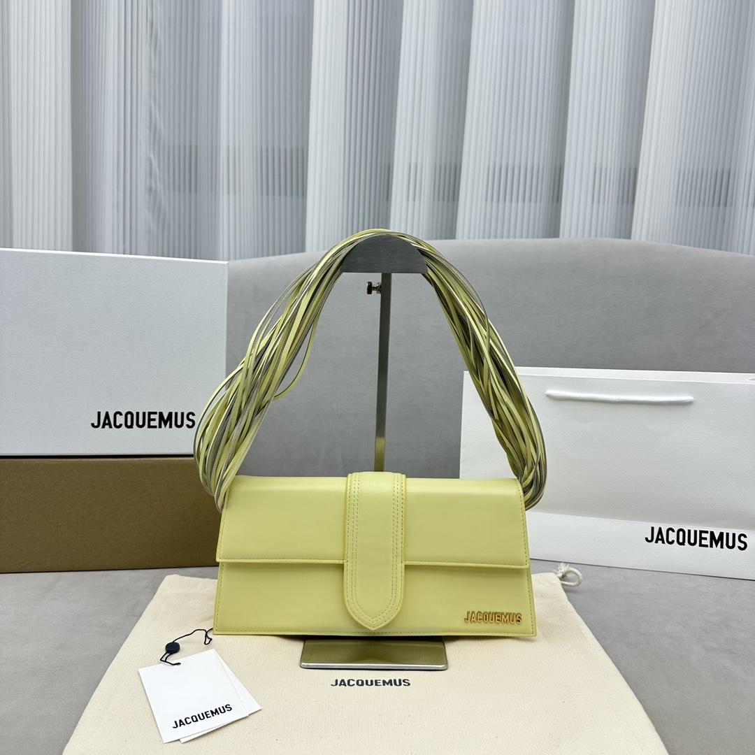 Jacquemus Le Bambino Long Ficiu Shoulder Bag(26-14cm) - FashionPlug