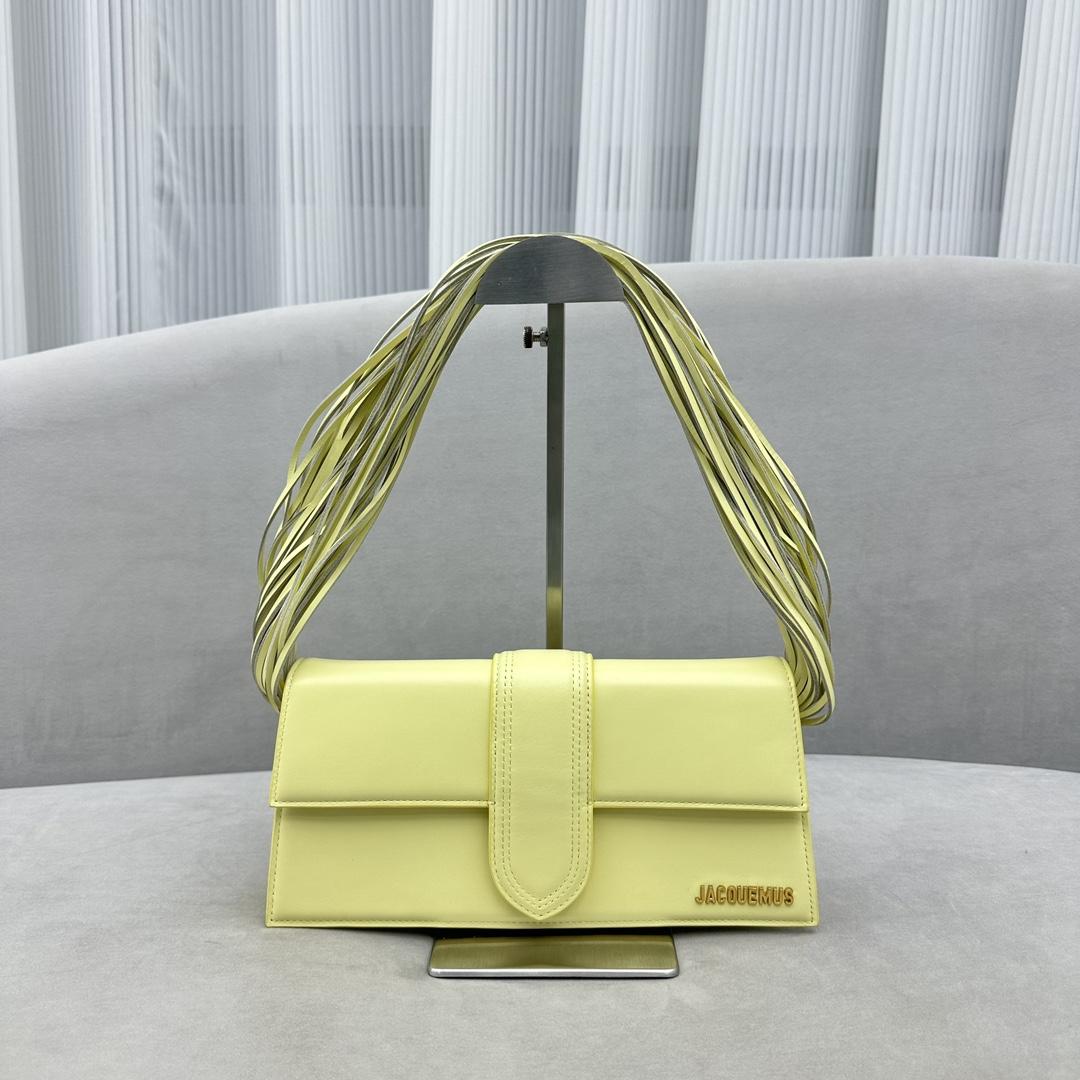 Jacquemus Le Bambino Long Ficiu Shoulder Bag(26-14cm) - FashionPlug