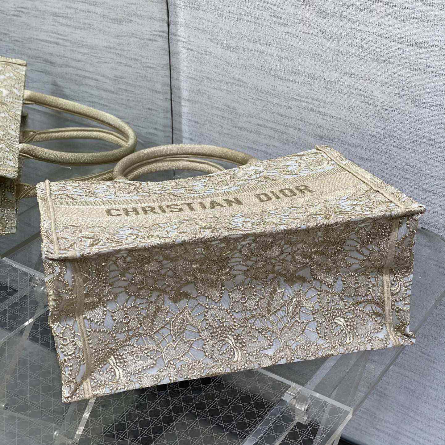 Dior Medium Dior Or Dior Book Tote - FashionPlug