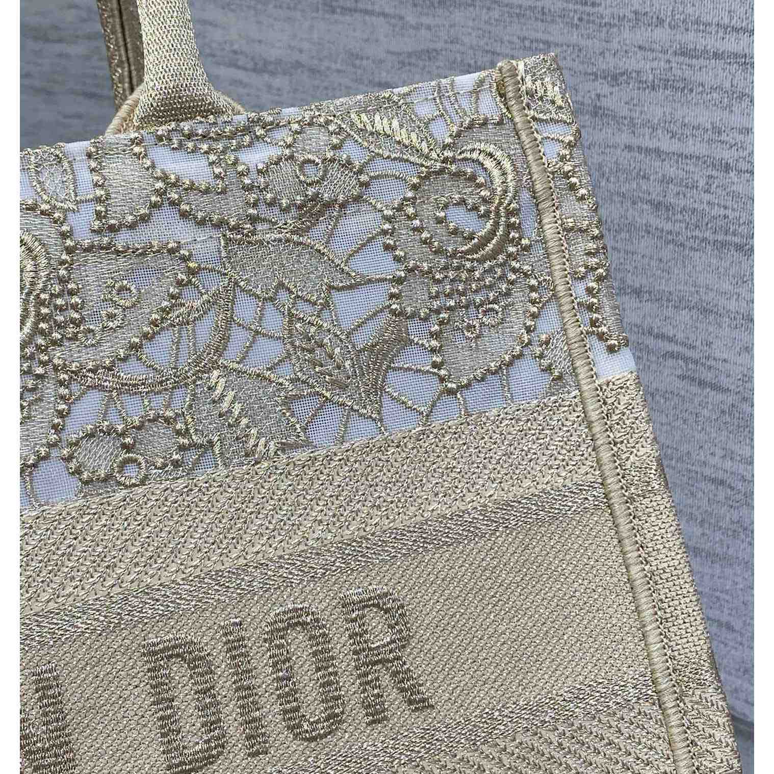 Dior Medium Dior Or Dior Book Tote - FashionPlug