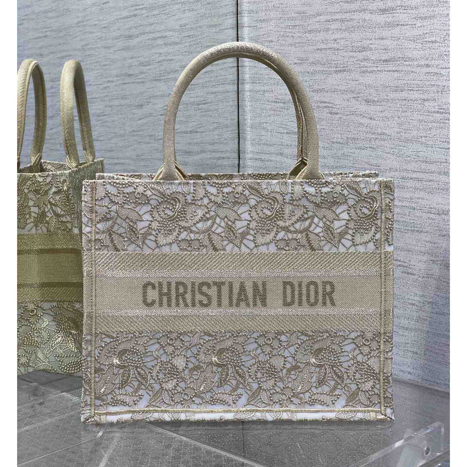 Dior Medium Dior Or Dior Book Tote - FashionPlug