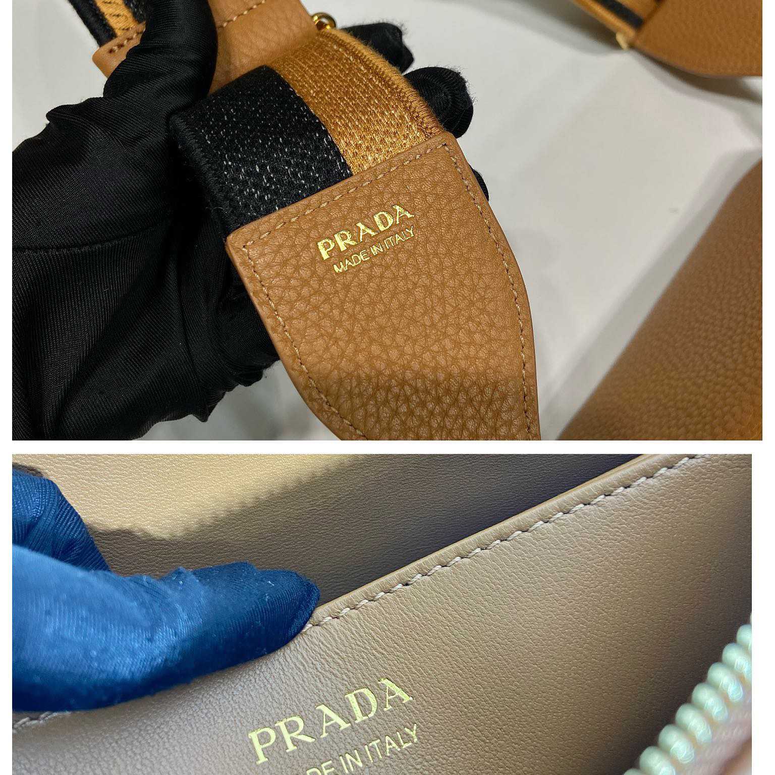 Prada Leather Shoulder Bag - FashionPlug