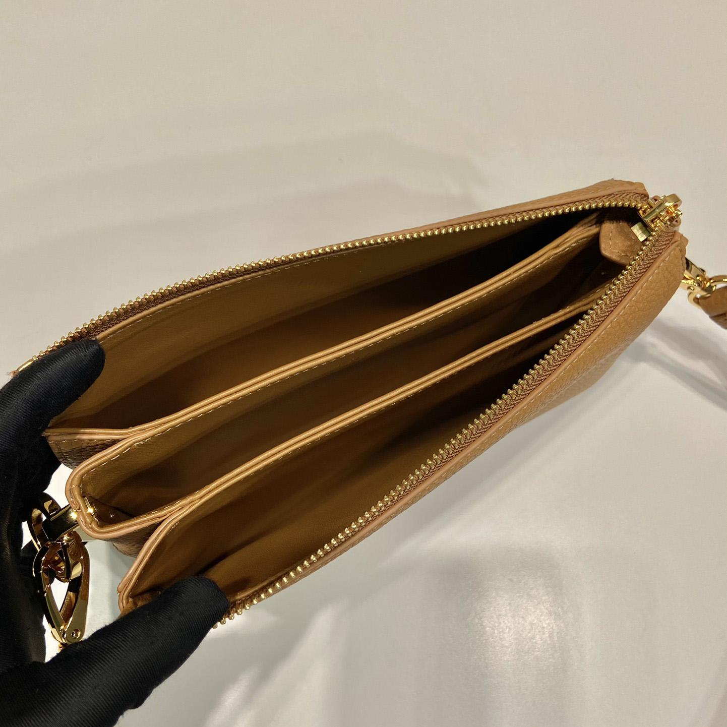 Prada Leather Shoulder Bag - FashionPlug