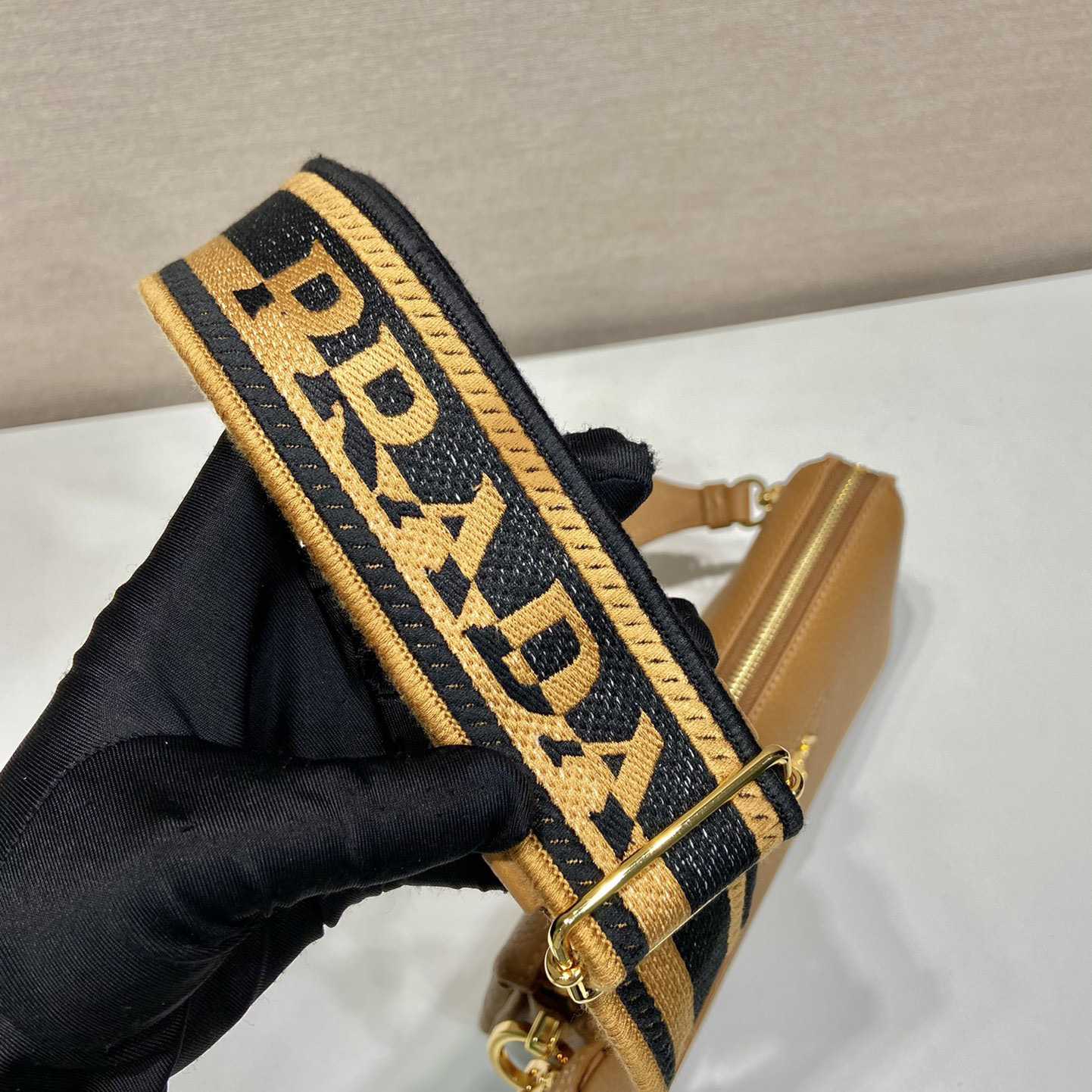 Prada Leather Shoulder Bag - FashionPlug
