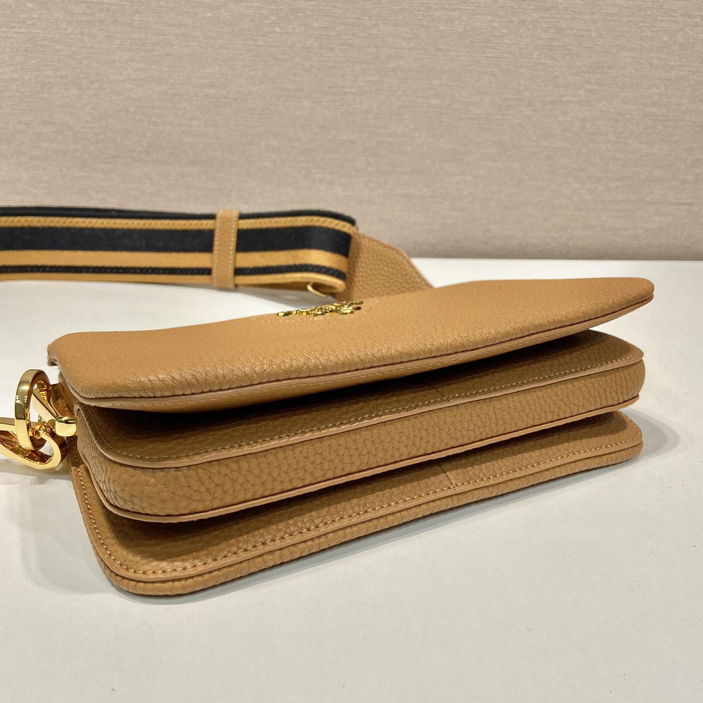 Prada Leather Shoulder Bag - FashionPlug