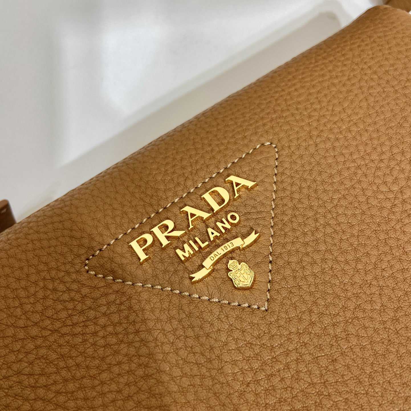 Prada Leather Shoulder Bag - FashionPlug