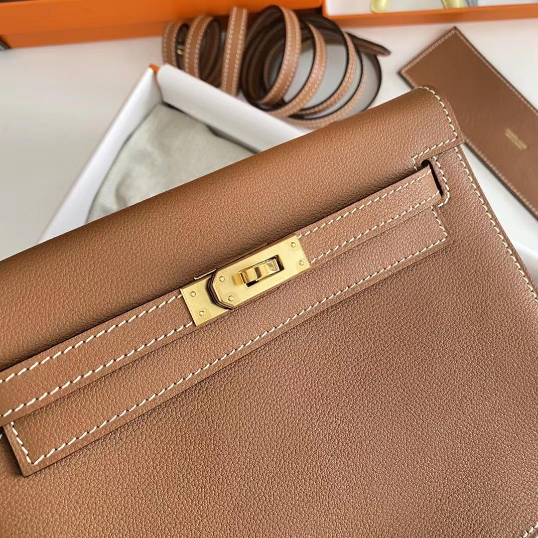 Hermes Kelly Mini Women Handbag(22-17-4cm ) - FashionPlug