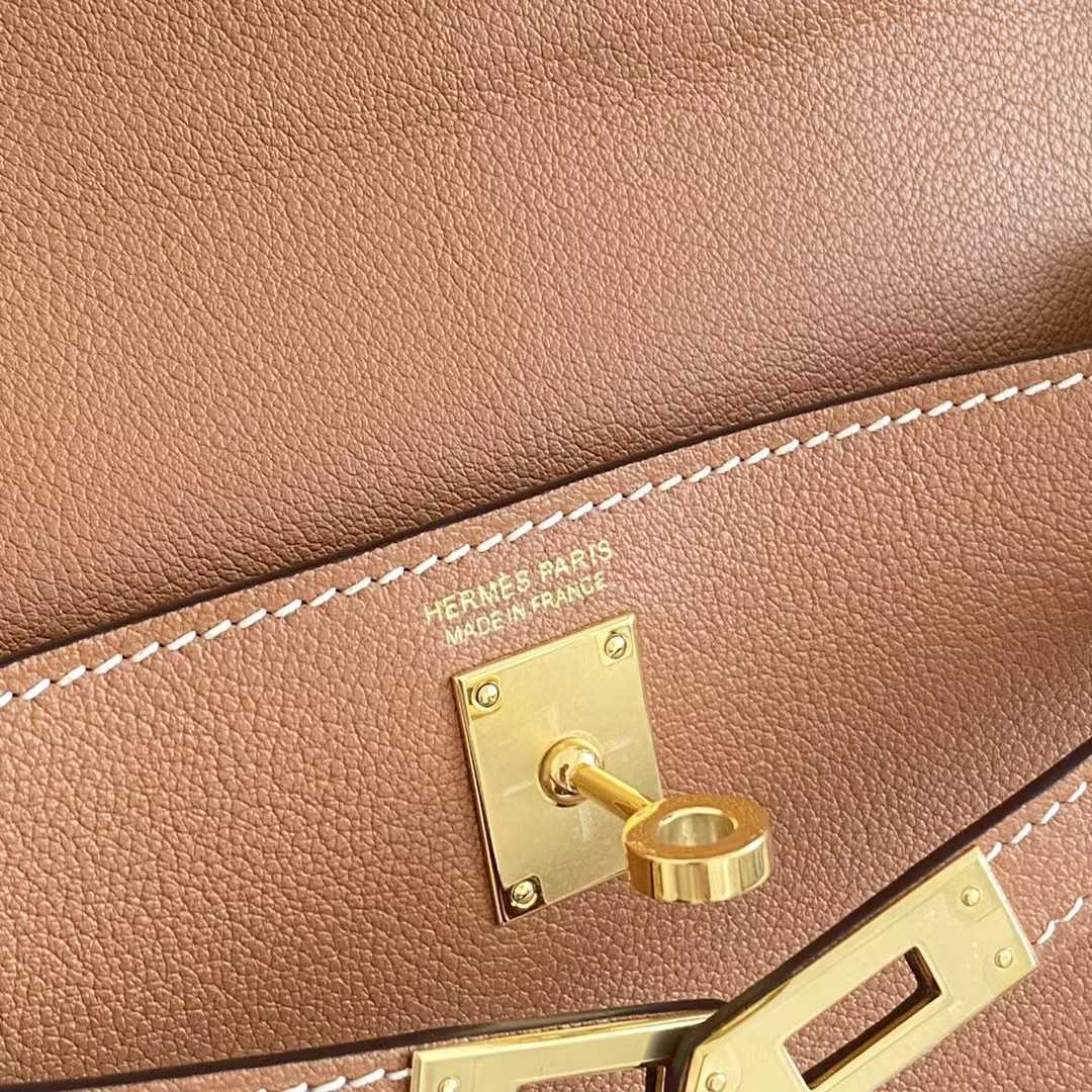 Hermes Kelly Mini Women Handbag(22-17-4cm ) - FashionPlug