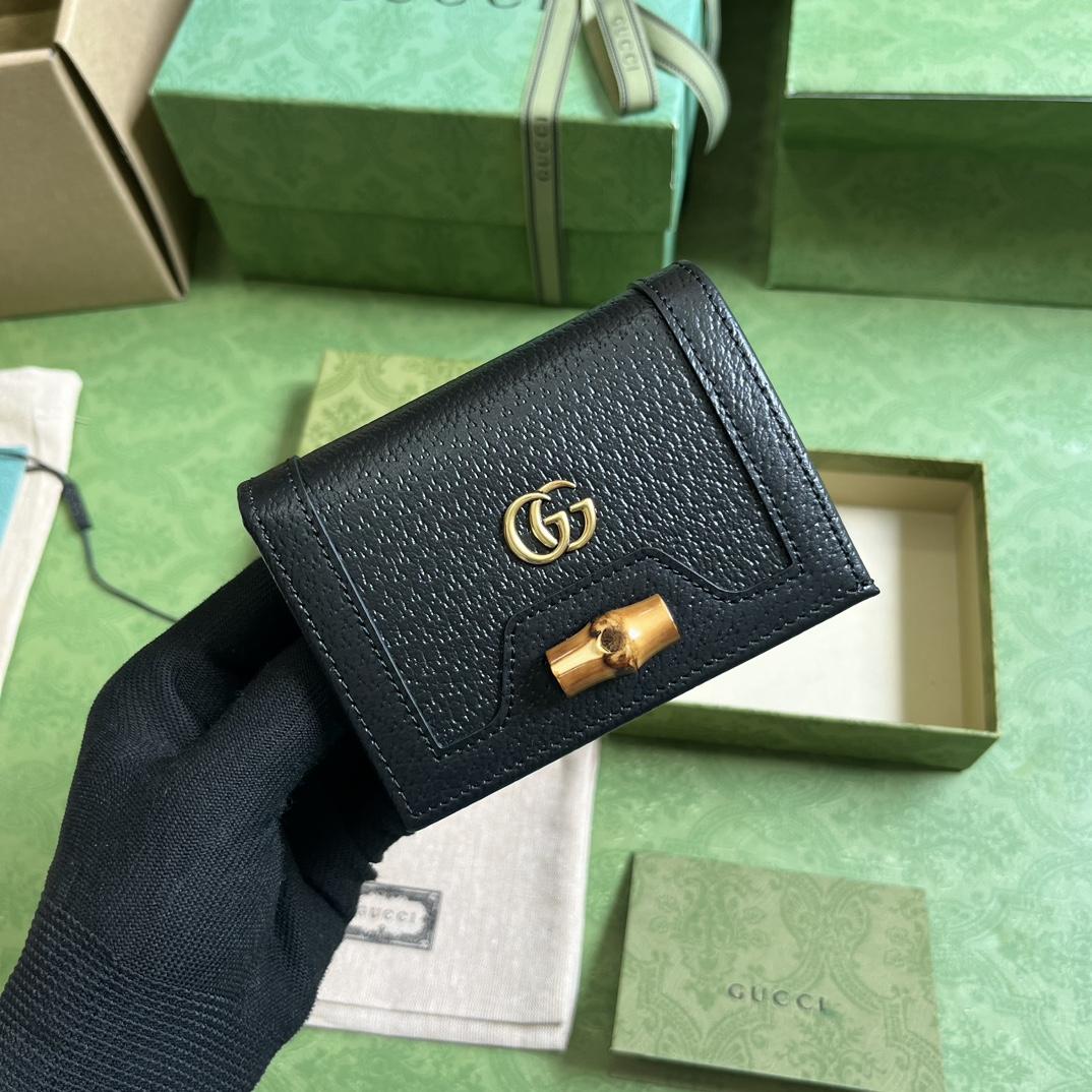Gucci Diana Card Case Wallet - FashionPlug