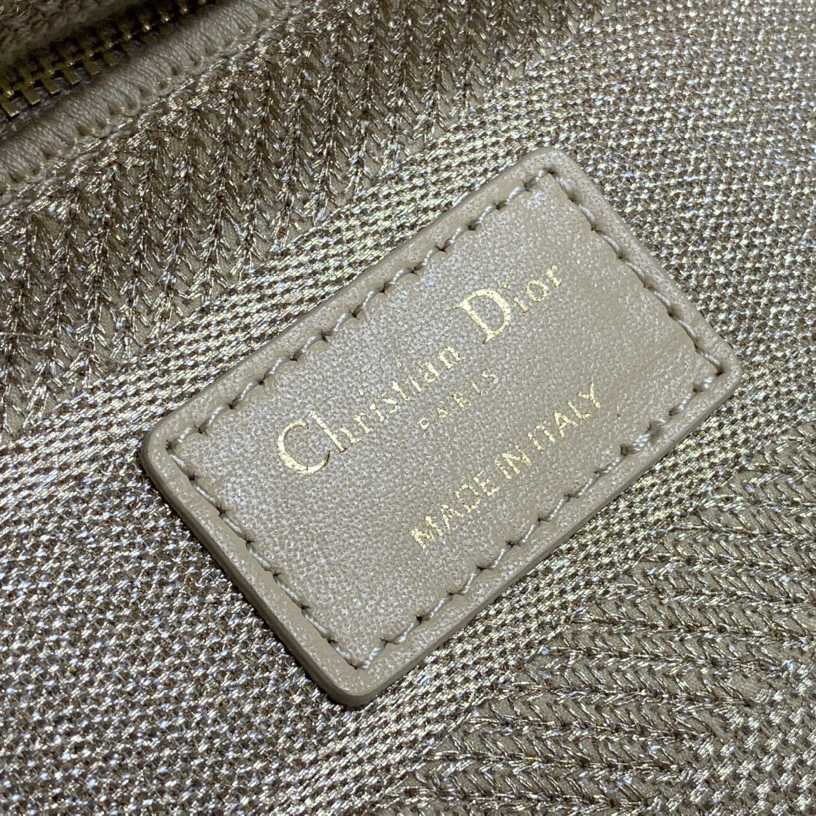 Dior Medium Dior Or Lady D-lite Bag - FashionPlug