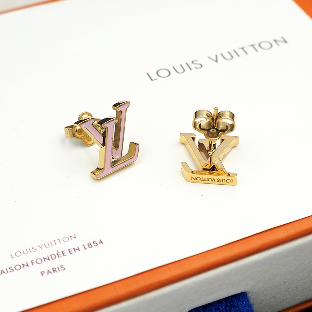 Louis Vuitton LV Iconic Enamel Earrings   M01136 - FashionPlug